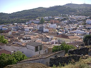 Sierra de Montánchez above Montánchez town