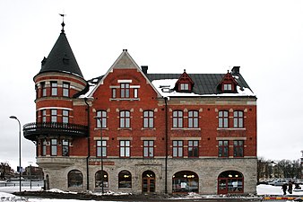 Skandiahuset[27][28], Kungsgatan 1, Valfrid Karlson (1855-1935), 1895, nordeuropeisk renässans
