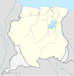 Ньїв-Амстердам. Карта розташування: Суринам