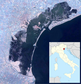 Poveglia is located in Venetian Lagoon