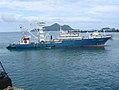 سفينة الشباك البيرسينية الأسبانية لصيد التونة، ألباتون دوس، بالقرب من فيكتوريا، سيشيل