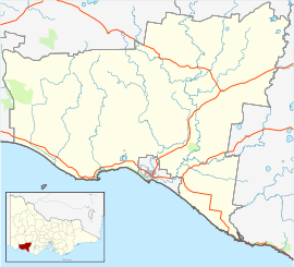 Framlingham is located in Shire of Moyne