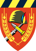 Знак отдела логистики 553 Северного командования, база Цнобар на Голанских высотах - закрыта в 2004 году