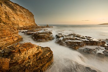 Clifton Beach, à South Arm (ville de Clarence, Tasmanie, Australie). (définition réelle 1 919 × 1 262)