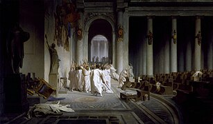 Mort de César, Jean-Léon Gérôme, Walters Art Museum (Baltimore, États-Unis)