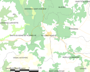 Poziția localității Fix-Saint-Geneys