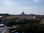 Vy över staden från Castel Sant'Angelo.