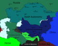 Soviet Central Asia in 1917-1918 AD.