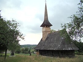 Wooden church in Cărpiniș