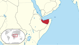 Somalia britannica - Localizzazione