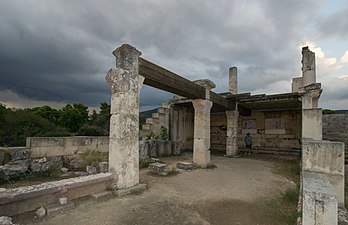 Niveau inférieur de l'abaton