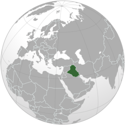 Location of Iraq