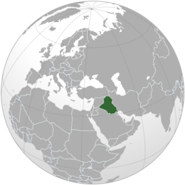 Regno dell'Iraq - Localizzazione