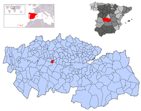 Localisation de Mesegar de Tajo