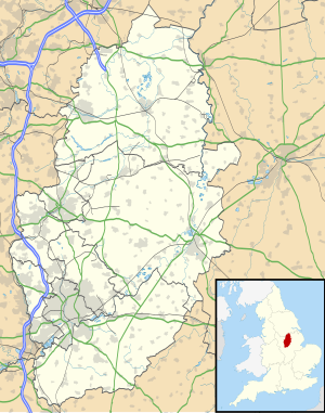 List of settlements in Nottinghamshire by population is located in Nottinghamshire