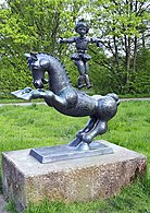 Bronzeskulptur von Bonifatius Stirnberg