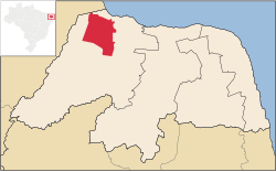 Location in the Rio Grande do Norte