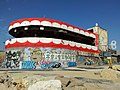 Original artwork by Dede at the abandoned Dolphinarium, Tel-Aviv, 2015.