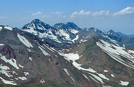 Гора Капутджух (Капыджик) на границе Азербайджана (НАР) и Армении