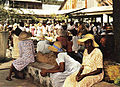 Market scene Seychelles