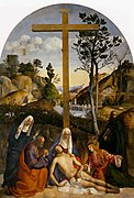 Джованни Беллини. Оплакивание Христа. 1510. Дерево, масло. Галерея Академии, Венеция