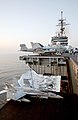 Fly heis på hangarskipet USS Kitty Hawk