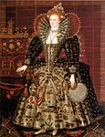 Hardwick Hall Portrait, ungdomens mask, Hilliards verkstad, cirka 1599.