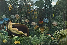 El sueño (1910), de Henri Rousseau, Museo de Arte Moderno de Nueva York.