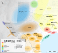 Image 5Territories of some Native American tribes in Texas ~1500CE (from History of Texas)