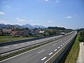 Аутопут А1 у Словенији код петље Цеље