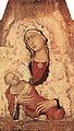 Madonna col bambino (scomparto di polittico) dalla Pieve di S. Giovanni Batt. di Lucignano d'Arbia. Pinacoteca Nazionale di Siena