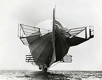 Německá loď Zeppelin LZ 4 se stabilizátory, 1908