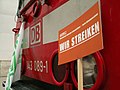 Image 33Strike sign used by the German Train Drivers' Union in the German national rail strike of 2007.