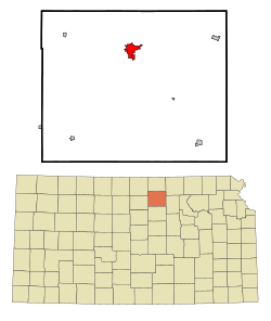 Vị trí trong Quận Cloud, Kansas