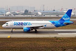 Airbus A320-200 der Jazeera Airways