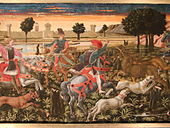 Giovanni di Francesco, 1450, La Chasse (The Hunt), Musée des Augustins, Toulouse