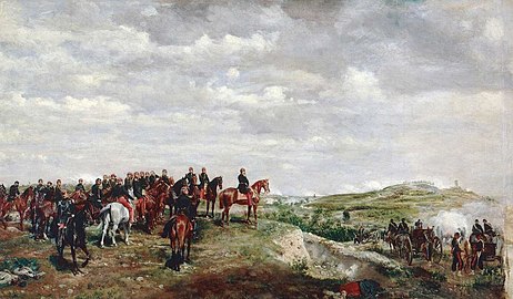 Napoléon III à la bataille de Solférino, toile de Jean-Louis-Ernest Meissonier.