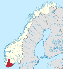 Agder fylke i Norge
