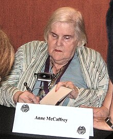 Anne McCaffrey pada tahun 2008