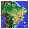 рельеф Бразилии