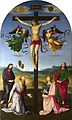 The Mond Crucifixion, 1502-3, very much in the style of Perugino