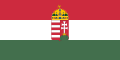 오스트리아-헝가리 제국 시대의 국기 (1874년 ~ 1896년, 비율 1:2)