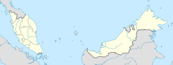 加影在馬來西亞的位置