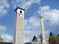 Mošeja ar augstāko minaretu(42m) Balkānos, Pļevļā