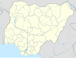 Map of Nigeria highlighting Nnewi