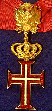 Odznak a Nejvyššího řádu Kristova; muzeum v Tallinnu