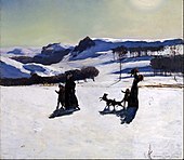 Рокуэлл Кент. «Беркшир зимой», 1909