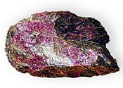 Stichtite on serpentine, New Amianthus Mine, Transvaal South Africa
