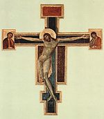 Crucifixió de Crist per Cimabue
