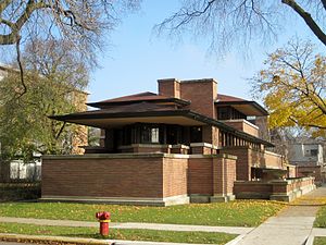 Ֆրենկ Լլոյդ Ռայթի «Ռոբի տունը», Չիկագո (1909)